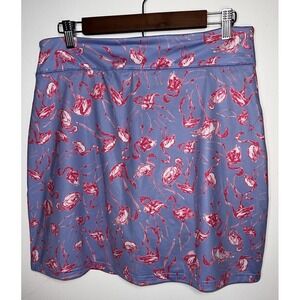 Ana Clare Womens Flamingo Skort SPF 50 Stretch Medium Pink Golf Tennis Pockets